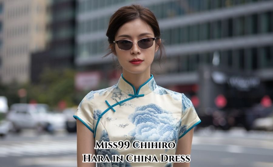 miss99 chihiro hara in china dress