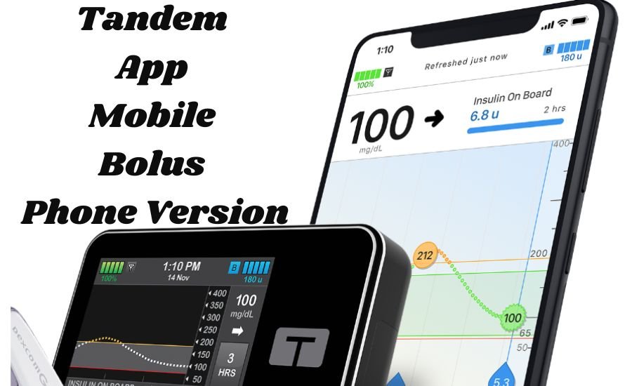 tandem app mobile bolus phone version